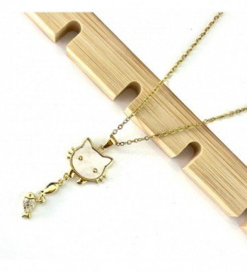Collares acero dorado...