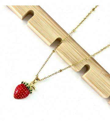 Collares acero dorado...