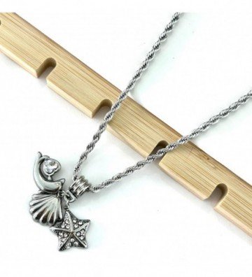 Collares acero plateado...