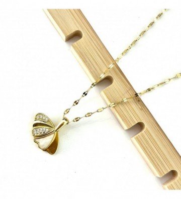 Collares acero dorado...