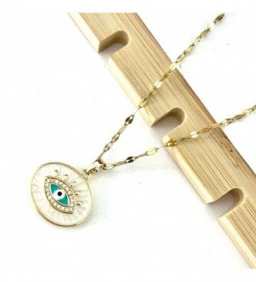 Collares acero dorado...