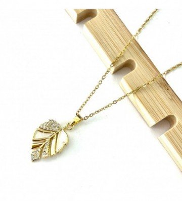 Collares acero dorado...