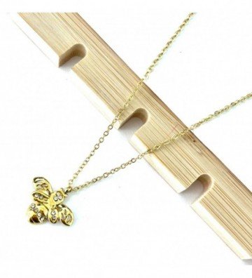 Collares acero dorado...
