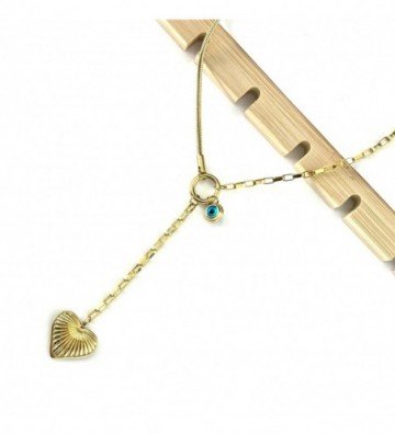 Collares acero dorado...