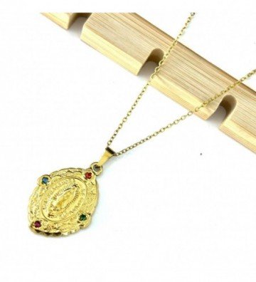 Collares acero dorado...
