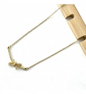 Collares acero dorado...