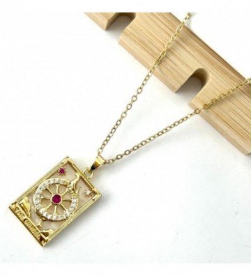 Collares acero dorado...