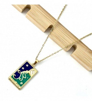 Collares acero dorado...