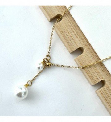 Collares acero dorado...