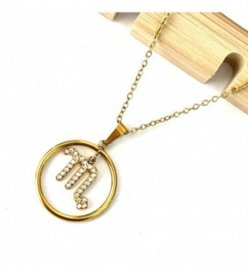 Collares acero dorado...