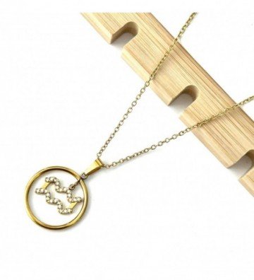 Collares acero dorado...