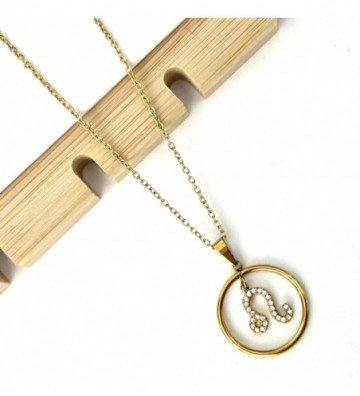 Collares acero dorado...
