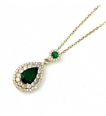 Collares acero dorado...