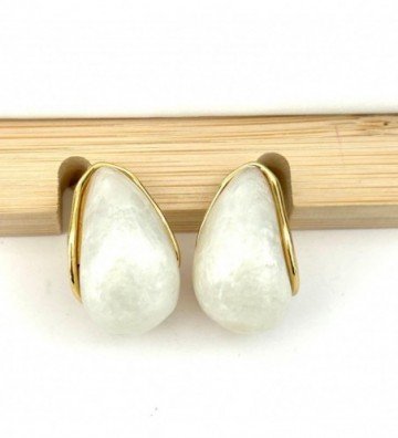 Pendientes acero dorado...