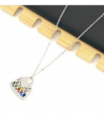 Collares acero plateado...