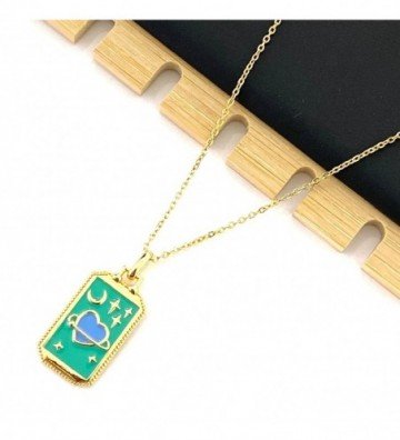 Collares acero dorado...