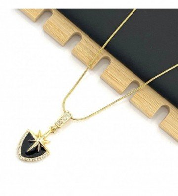 Collares acero dorado...