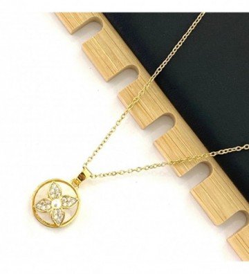 Collares acero dorado...