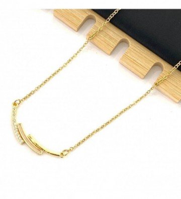 Collares acero dorado...