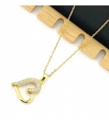 Collares acero dorado...