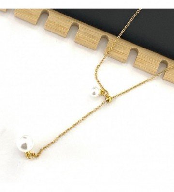Collares acero dorado...