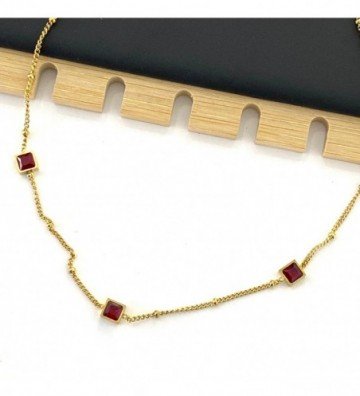 Collares acero dorado...