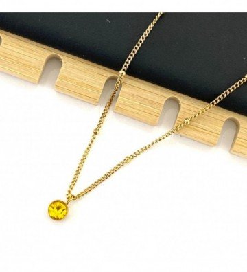 Collares acero dorado...