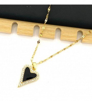 Collares acero dorado...