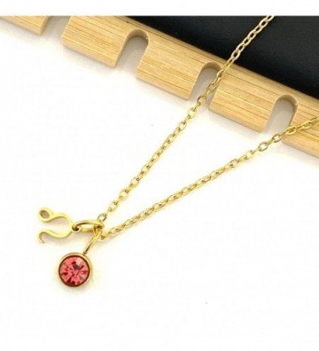Collares acero dorado...