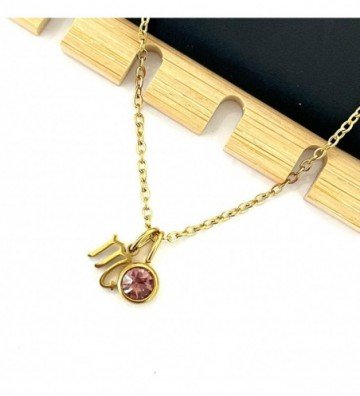 Collares acero dorado...