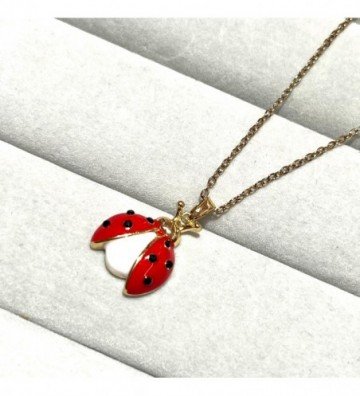 Collares acero dorado...