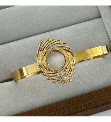 Pulseras brazaletes acero...