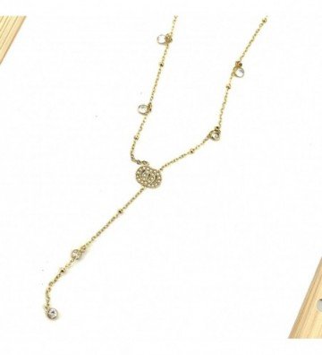 Collares acero dorado...