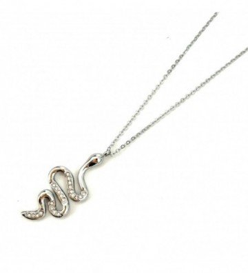 Collares acero plateado...