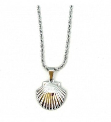 Collares acero plateado...