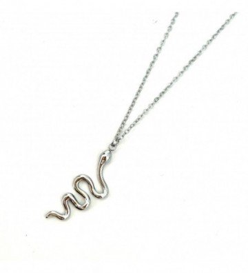 Collares acero plateado...