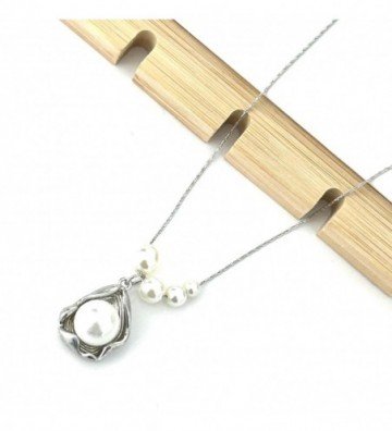 Collares acero plateado...