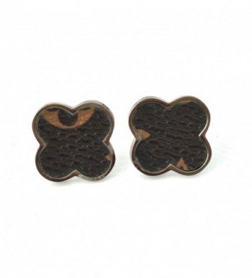 Pendientes acero plateado...