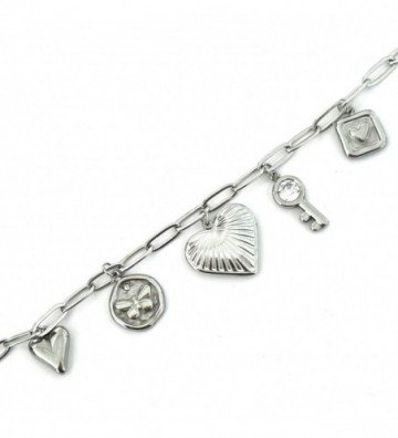 Pulseras brazaletes acero...