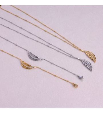 Collares acero Dorado...