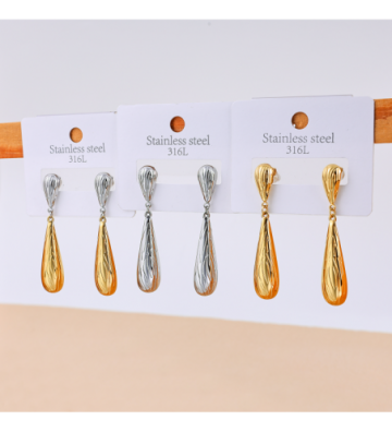 Pendientes acero Mixcolor...