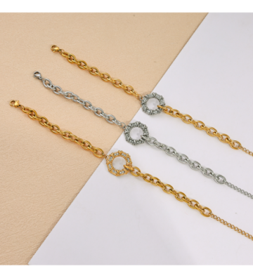 Pulseras brazaletes acero...