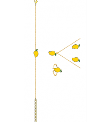 Pendientes acero Dorado...