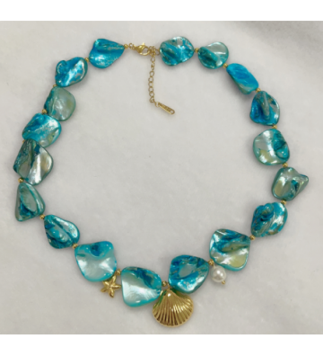 Collares acero Dorado...