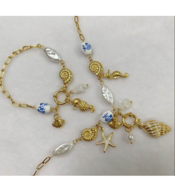 Pulseras brazaletes acero...