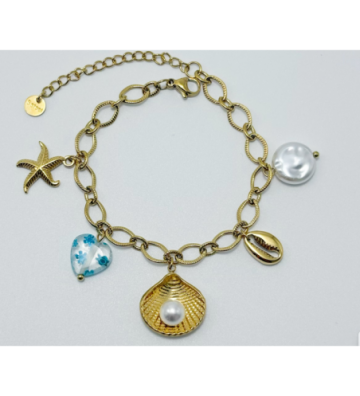Pulseras brazaletes acero...