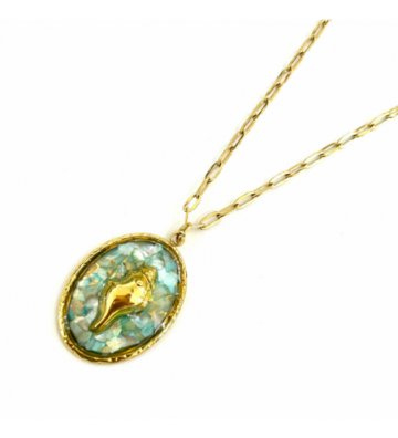 Collares acero Dorado...