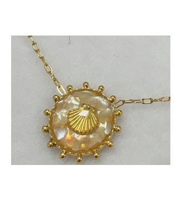 Collares acero Dorado...