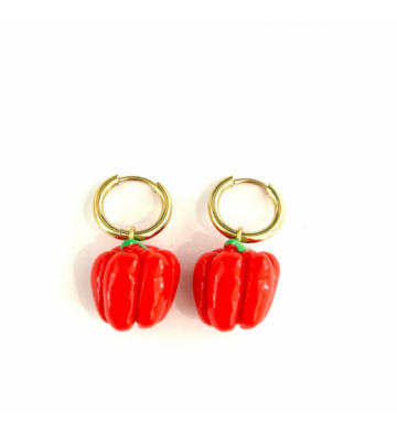 Pendientes acero Dorado...
