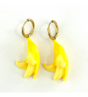 Pendientes acero Dorado...
